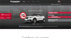 Desktop Screenshot of premiernissan.com.br